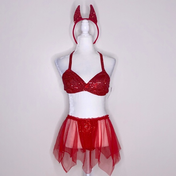 NWT Frederick´s of Hollywood Red Devil Halloween...